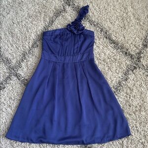 The Limited Purple One Shoulder Dress